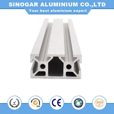 Silver Anodized Aluminium Alloy 8mm Slot 4040 Industrial Aluminum Profile for Frames